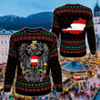 AIO Pride - Austria Coat Of Arms - Map Christmas Sweatshirt