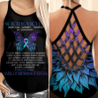 AIO Pride - Butterfly Suicide Awarenes Criss-Cross Back Tank Top