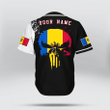 AIO Pride - Skulls Printed With Flags Moldova Unisex Adult Baseball Jersey Shirt