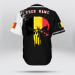 AIO Pride - Skulls Printed With Flags Belgium Unisex Adult Baseball Jersey Shirt