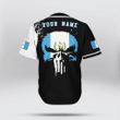 AIO Pride - Skulls Printed With Flags Guatemala Unisex Adult Baseball Jersey Shirt
