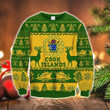 AIO Pride - Cook Islands Polynesian Christmas - Ugly Christmas Style Green Sweatshirt