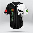 AIO Pride - Skulls Printed With Flags Portugal Unisex Adult Baseball Jersey Shirt
