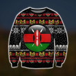 AIO Pride - Kenya Pattern Ugly Christmas Sweatshirt
