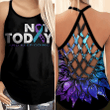 AIO Pride - Suicide Awareness Not Today Criss-Cross Back Tank Top