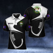 AIO Pride - Customize Belize Coat Of Arms & Flag Unisex Adult Polo Shirt