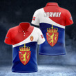 AIO Pride - Norway Coat Of Arms Flag Special - New Version Unisex Adult Polo Shirt