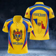 AIO Pride - Customize Moldova Map & Coat Of Arms Unisex Adult Polo Shirt