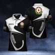 AIO Pride - Customize Azerbaijan Coat Of Arms & Flag Unisex Adult Polo Shirt