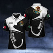 AIO Pride - Customize Mexico Coat Of Arms & Flag Unisex Adult Polo Shirt