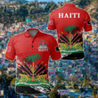 AIO Pride - Haiti 1964 Unisex Adult Polo Shirt