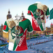 AIO Pride - Mexico Skull Unisex Adult Polo Shirt