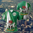 AIO Pride - Nigeria - Nigerian Waving Flag With Coat Of Arms Unisex Adult Polo Shirt