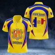 AIO Pride - Customize Andorra Map & Coat Of Arms Over All Print Polo Shirt