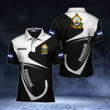 AIO Pride - Customize Honduras Coat Of Arms & Flag Unisex Adult Polo Shirt