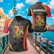 AIO Pride - Barbados - Barbadian Spirit (Red) Unisex Adult Polo Shirt