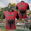 AIO Pride - Albania With Special Map Unisex Adult Polo Shirt