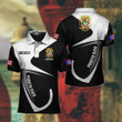 AIO Pride - Customize Puerto Rico Coat Of Arms & Flag Unisex Adult Polo Shirt