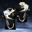 AIO Pride - Customize Zimbabwe Coat Of Arms & Flag Unisex Adult Polo Shirt