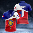 AIO Pride - France Coat Of Arms Flag Special - New Version Unisex Adult Polo Shirt