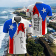 AIO Pride - Jesus Puerto Rico Faith Unisex Adult Polo Shirt