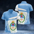 AIO Pride - Customize Argentina Coat Of Arms - Premium Style Unisex Adult Polo Shirt