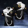 AIO Pride - Customize Ecuador Coat Of Arms & Flag Unisex Adult Polo Shirt