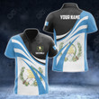 AIO Pride - Customize Guatemala Flag Color 3D Unisex Adult Polo Shirt