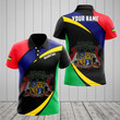 AIO Pride - Customize Mauritius Proud Version Unisex Adult Polo Shirt