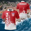 AIO Pride - Croatia Smudge Style Unisex Adult Polo Shirt