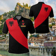 AIO Pride - Albania Special Flag Unisex Adult Polo Shirt