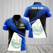 AIO Pride - Customize El Salvador Proud With Coat Of Arms V2 Unisex Adult Polo Shirt