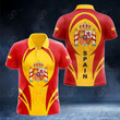 AIO Pride - Spain Coat Of Arms 3D Form Unisex Adult Polo Shirt