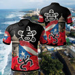 AIO Pride - Puerto Rico Taino Frog Unisex Adult Polo Shirt