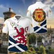 AIO Pride - Scotland Order Of The Thistle Rampant Lion Unisex Adult Polo Shirt
