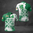 AIO Pride - Ireland Flag Shamrock Celtic Cross Unisex Adult Polo Shirt