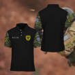 AIO Pride - Customize Hellenic Army Symbol Camo - Black Unisex Adult Polo Shirt