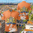 AIO Pride - Netherland Coat Of Arms Spaint Style Unisex Adult Polo Shirt