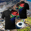 AIO Pride - South Africa In Me Special Grunge Style Unisex Adult Polo Shirt