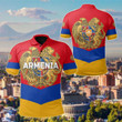 AIO Pride - Armenian Flag Style Unisex Adult Polo Shirt