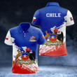AIO Pride - Chile Coat Of Arms - New Version Unisex Adult Polo Shirt
