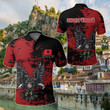 AIO Pride - Albania Eagle Grunge Unisex Adult Polo Shirt