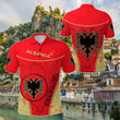 AIO Pride - Albania Circle Stripes Flag Version Unisex Adult Polo Shirt