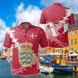 AIO Pride - Denmark Christmas Coat Of Arms X Style Unisex Adult Polo Shirt