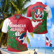 AIO Pride - Dominican Republic - Swietenia Mahagoni Unisex Adult Polo Shirt