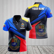 AIO Pride - Customize Venezuela Proud With Coat Of Arms V2 Unisex Adult Polo Shirt