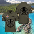 AIO Pride - Customize French Polynesia Coat Of Arms Polo Shirt