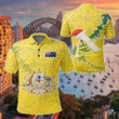 AIO Pride - Australia Christmas Coat Of Arms X Style Unisex Adult Polo Shirt