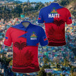 AIO Pride - Haiti Home Unisex Adult Polo Shirt
