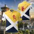 AIO Pride - Scotland Royal Flag Lion Maps Unisex Adult Polo Shirt